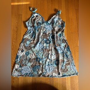 Nick and Sarah Intimates Floral Chemise Slip Nightgown, Size L